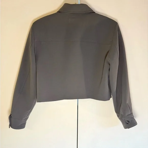 Aritzia Wilfred Little Cropped Jacket Gray | Size S | Minimalist - Picture 9 of 11